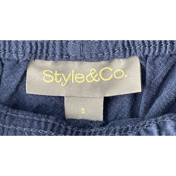 Style&Co.Womens Size S Blue Pull-On Mid-Rise Shorts - Picture 9 of 10